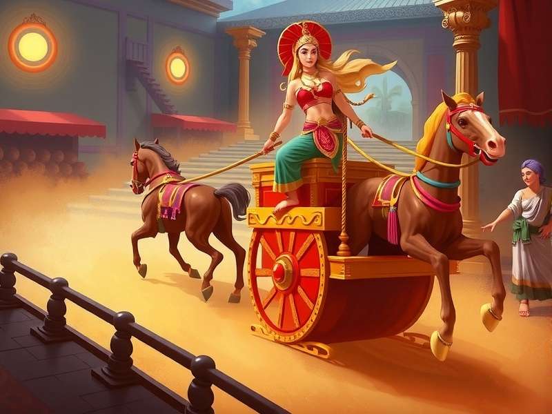 Intuitive chariot racing controls Malkajgiri Royal Rush Chariot Controls